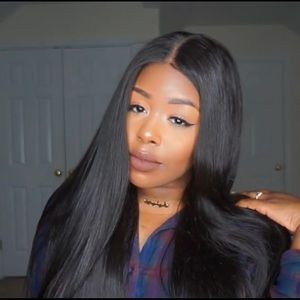18” Straight Lace Closure Wig